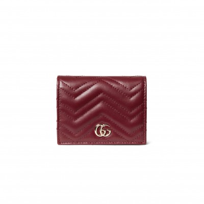GUCCI GG MARMONT CARD CASE WALLET 466492 (17.5*11cm)